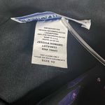 Jessica Howard  Black Sleeveless Gown Purple Floral Glitter Embellish Cowl Neck Photo 10