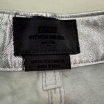 ZARA  Steven Meisel Metallic Leather Jeans Photo 4