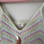 For Love & Lemons  Corinna Bralette Knit Crochet Festival Colorful Top Size Small Photo 3