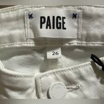 Paige Hoxton Crop High-Rise Skinny Jeans in crisp white size 26 NEW Photo 12