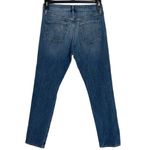 frame denim FRAME SZ 26 Cropped Boyfriend Jeans Le Beau Distressed Mid-Rise Stretch 5-Pocket Photo 3