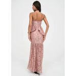 For Love & Lemons Shai Maxi Dress Dusty Pink Size Medium NWT Feminine Romantic Photo 8