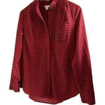 J.Crew Plaid Button Down Shirt Red Black Size Small Photo 0