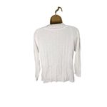 Bill Blass Vintage Y2K  Jeanswear Ribbed V-Neck Sweater Off White L Photo 3