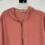 Tommy Bahama  Womens Linen Blend Hoodie Half Zip Lightweight 3/4 Sleeve Size XL Photo 1