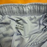 Nike  Dri-Fit Women's Athletic Shorts in Light Periwinkle and Navy Photo 2