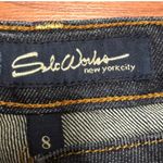 Salts Works Med Rise Dark Distressed crops, size 8 Photo 2