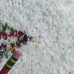 POL  Lip Sweater Rainbow Kisses Chunky V-Neck Multicolored FLAW Photo 3