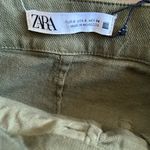ZARA denim wrap skort in dark green sz small nwt Photo 9