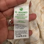 J.Crew Women’s V Back Puff Sleeve Cream Texture Plaid Top Blouse Size 00 Photo 6