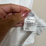 Rowan Tyler Slub Tee White Short Sleeve Shirt XS Women Photo 4