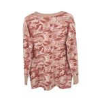Wonderly  crew pink camo pullover sweatshirt lounge size M NEW Photo 2