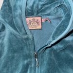 Juicy Couture Teal Velour Zip Up Jacket Photo 1