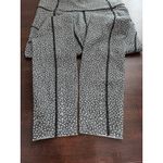 Lululemon Women's Size 4 Fast Free Leggings Frozen Fizz White Black Photo 11