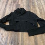The Vintage Shop Black Turtleneck Crop Top Photo 2