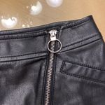 EXPRESS zipper detail faux leather mini skirt Photo 3