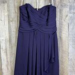 David's Bridal David’s Bridal Size 6 Purple Chiffon Lined Dress w/Wire Stays in Bust Photo 0