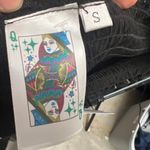 Queen of Sparkles Women's High Waist Pleated Shorts black iridescent summer boho Photo 6