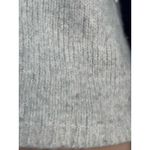 Steven Alan Cream Gray Cashmere Blend Crewneck Sweater Side Slit Large Neutral Photo 9