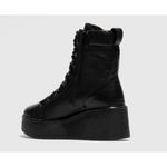 Fly London Hand Lace-Up Platform Combat Boots Black Sz 39 US 8/ 8.5 New Photo 1