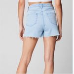 BLANK NYC  Women's Cut Out Pockets High Waist Raw Hem Denim Shorts Size 30‎ Photo 1