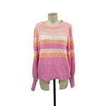 Lilly Pulitzer Ritza Striped Sweater In Lilac Pink Stripe Size Large Photo 2