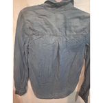 American Eagle  Outfitters Denim Button Down Shirt Long Sleeve Blue Womens XS Photo 4