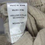 NWOT MABLE Cropped Bloused with Big Billowy Sleeves & Open Back Tan Color Size M Size M Photo 9