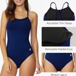 Baleaf Women's Athletic Training Adjustable Strap One Piece Swimsuit Photo 3