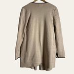ZARA  Beige Knit Waterfall Open Front Cardigan Jacket Size M Photo 10