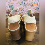 Lucky Brand NWOT Dk Natural Remy Stretch Delukah Platform Wedge Heels, Size 9M Photo 4