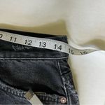 Free People We the Free Lasso High Waist Cutoff Denim Shorts size 28 washed black Photo 10