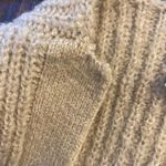 Heartloom Remy Striped Sleeve Cardigan Sweater Beige Hidden Button Placket XS Photo 5