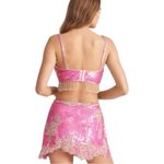 Love Shack Fancy NWT Maeva Pink Sequin Beaded Crop Top Bra - Raspberry Sparkle 10 Photo 3