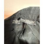 Anne Klein II Black Silk Petite Dress Pants Women's Size 6 Flat Front. Photo 4