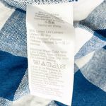 J.Crew NWT  Linen Blend Tie Waist Shorts Romper Blue Gingham Check Size 8 NEW Photo 9