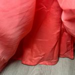 Maeve Anthropologie XL Coral‎ Tulle Tiered Midi Dress Sleeveless Orange Photo 5