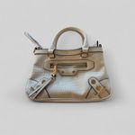 ALDO  Cream Shoulder Bag with Structured Design and Gold Accents Photo 2