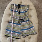 ‎Strapless Lightweight Romper Blue Photo 12