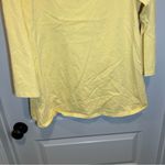 Woman Within  Yellow Scoop Neck Long Sleeve Tee 18/20 Photo 5