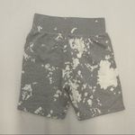 frame denim Frame Grey and White Tie-Dye Lounge Biker Shorts - Small NWT Photo 1
