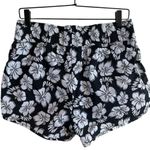 Victoria's Secret Victoria Secret PINK Women’s Sz Large Printed Active Shorts Black Floral Photo 5