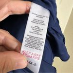 Jason Wu NWT Navy Satin Long Sleeve Corset Waist Blouse size Medium Photo 8