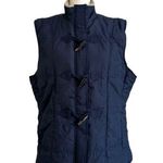 Jason Maxwell Navy Blue Toggle Zipper Closure Sleeveless Vest Coat Size XL NEW Photo 0