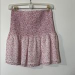 Elodie  Pink Floral Smocked Mini Shirt Photo 3