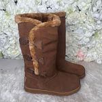 Skechers  suede style cozy fur winter boots booties 7 Photo 8