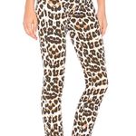 MOTHER Denim High Waisted Looke Ankle Fray In Touch Of The Tiger Size 27 Brown Photo 0