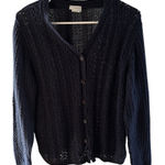 NWOT Bobbie Brooks Navy Cardigan Sweater Women’s Medium Blue Photo 0