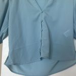 French Connection  Blue Blouse Photo 2