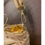 Baby Phat Rose Gold Logo Print Shoulder Bag Ring Handles & Strap Y2K Vintage Photo 9